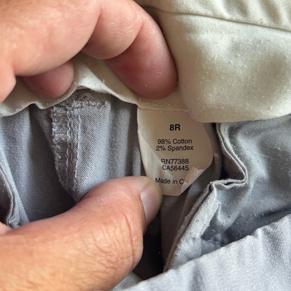 Womens J. Crew City Fit Gray Straight Leg Pants Size 8 - Picture 5 of 6